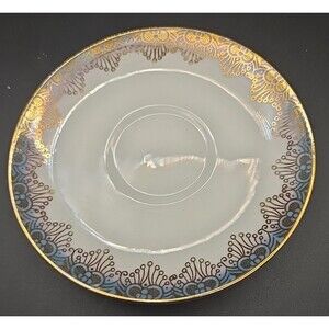 Hutschenreuther Trischenreuth Germany Saucer Gold Filigree Design